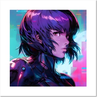 Cybernetic Journeys: Ghost in the Shell Aesthetics, Techno-Thriller Manga, and Mind-Bending Cyber Warfare Art Posters and Art